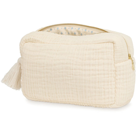 Cam Cam Copenhagen Anique White Capri Muslin Toiletry Taske
