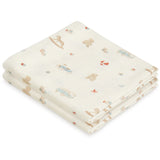 Cam Cam Copenhagen Vintage Toys Printed Muslin Cloth 2-Pak