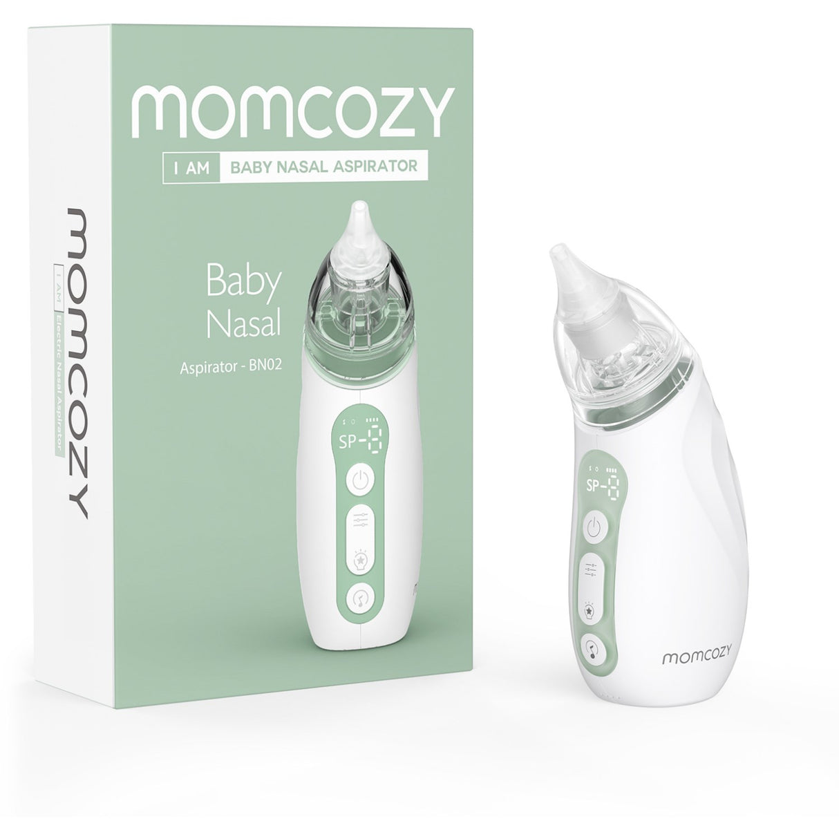 Momcozy Baby Nasal Aspirator- Lang Batteri Levetid