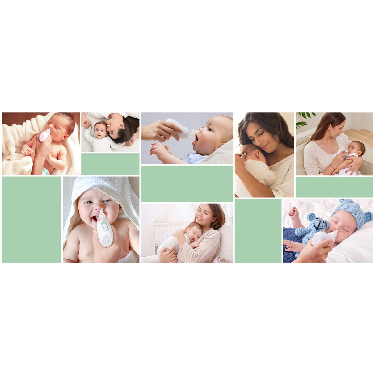 Momcozy Baby Nasal Aspirator- Lang Batteri Levetid