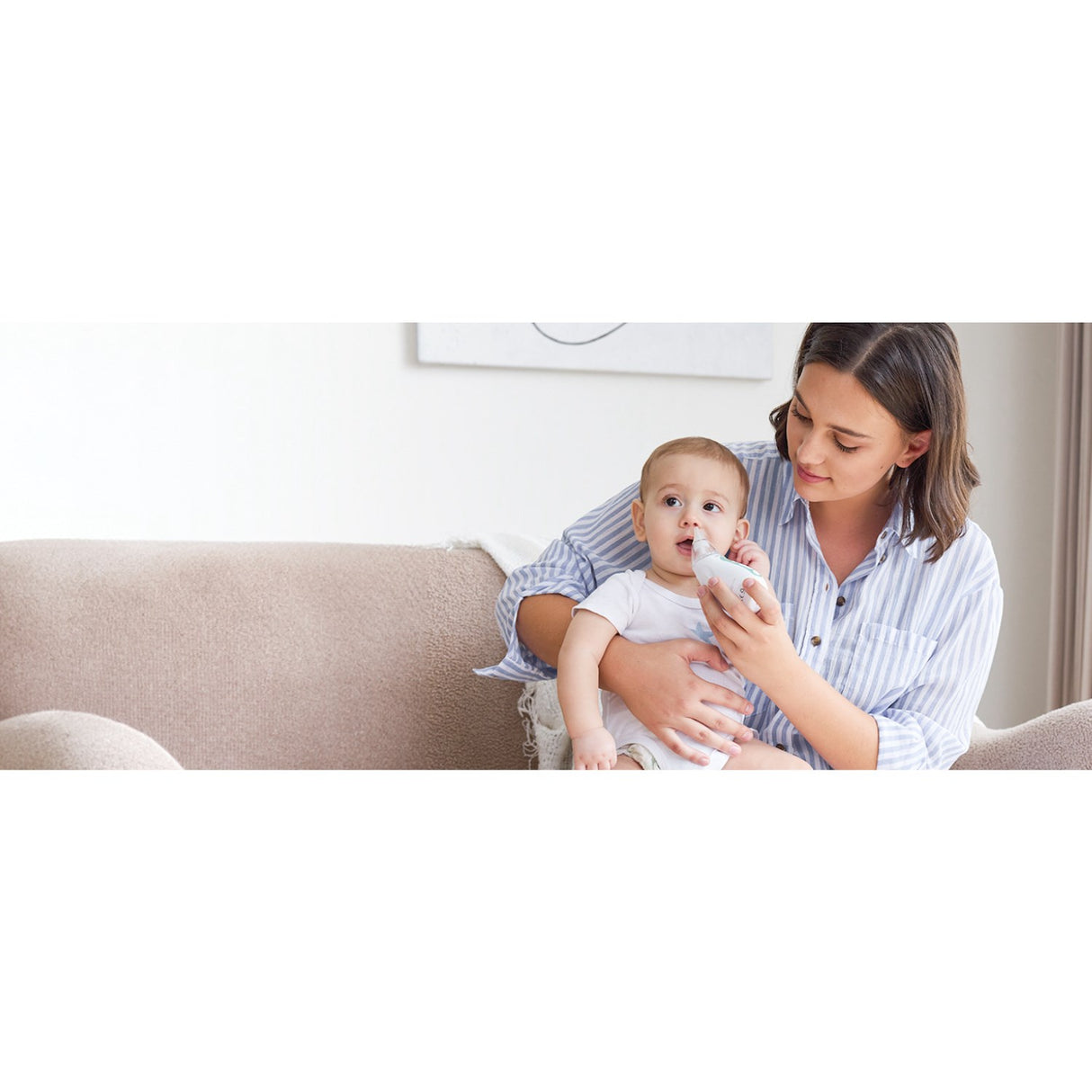 Momcozy Baby Nasal Aspirator- Lang Batteri Levetid