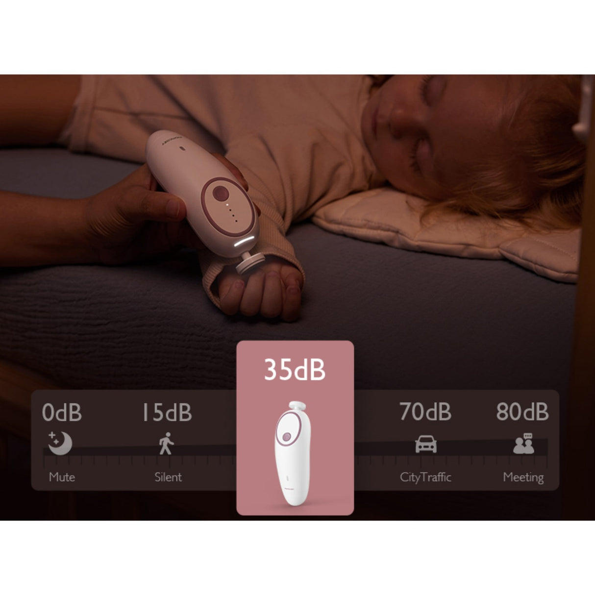Momcozy Elektrisk Baby Neglefil - Low Noise