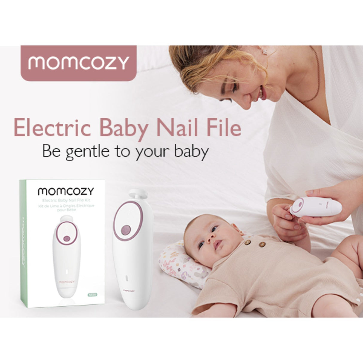 Momcozy Elektrisk Baby Neglefil - Low Noise