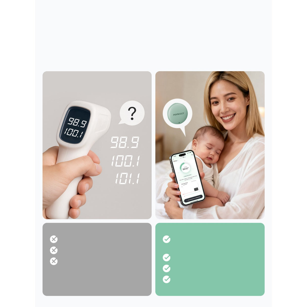 Momcozy Smart Baby Termometer