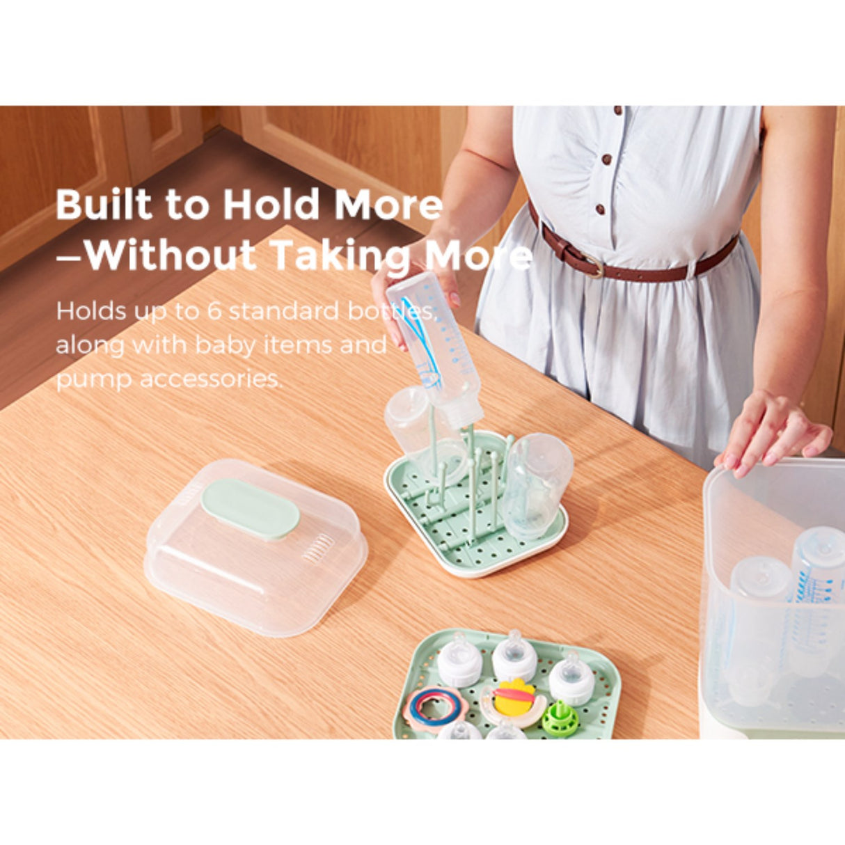Momcozy BS04 4-in-1 Flaske Sterilisator Og Tørrer