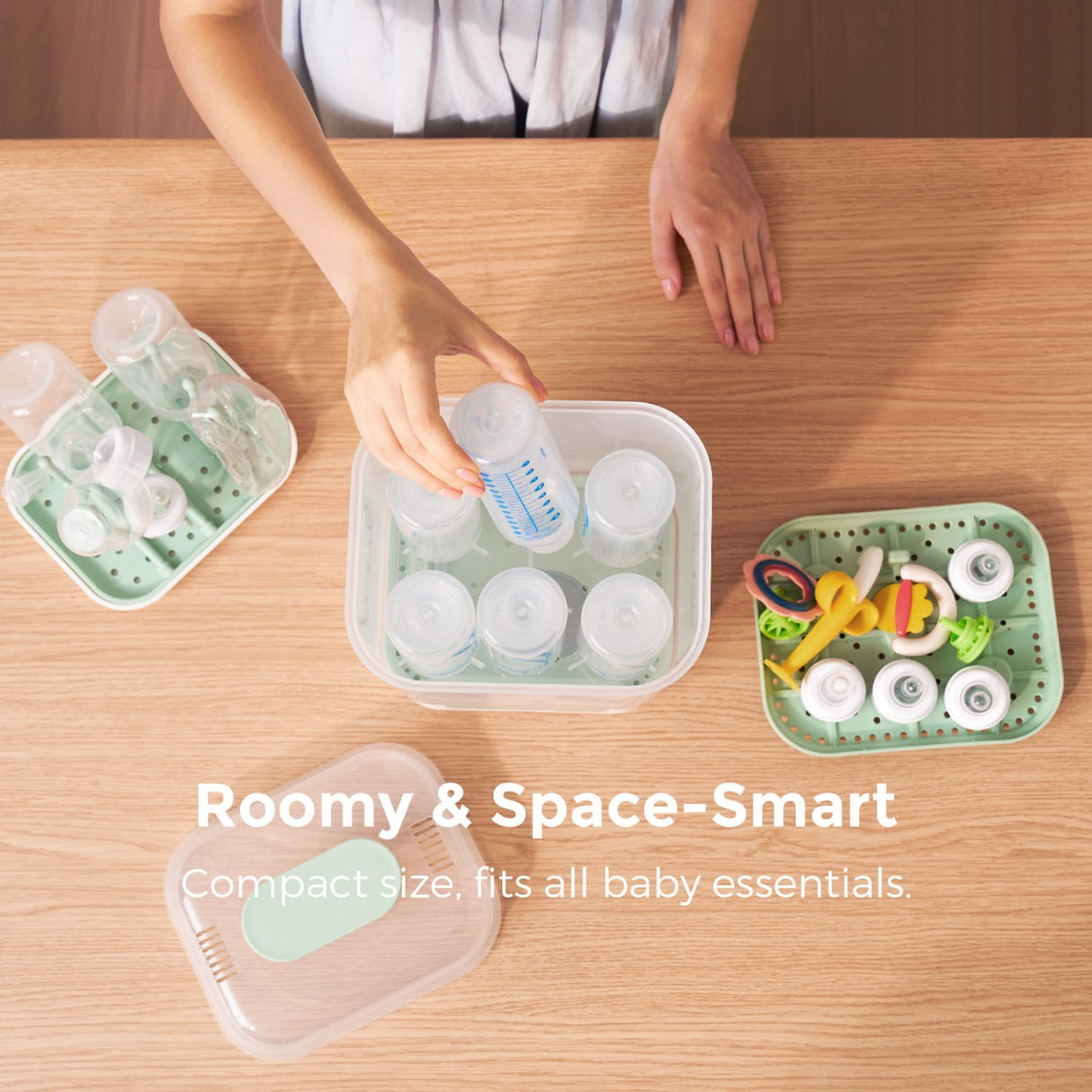 Momcozy BS04 4-in-1 Flaske Sterilisator Og Tørrer