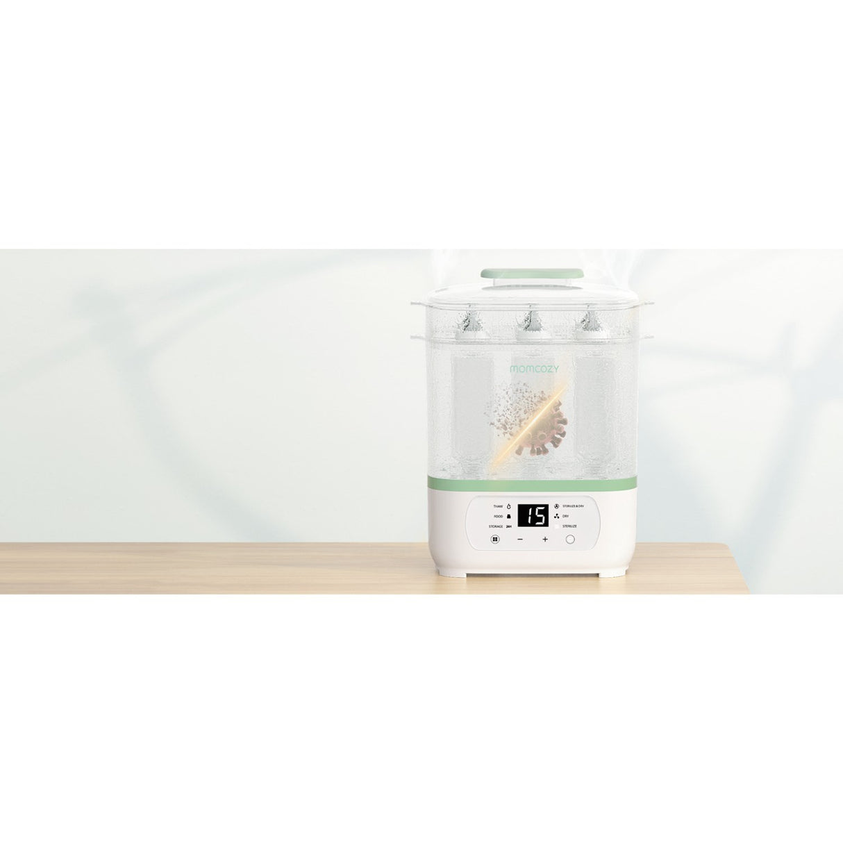 Momcozy 8-in-1 Elektrisk Damp Baby Flaske Sterilisator