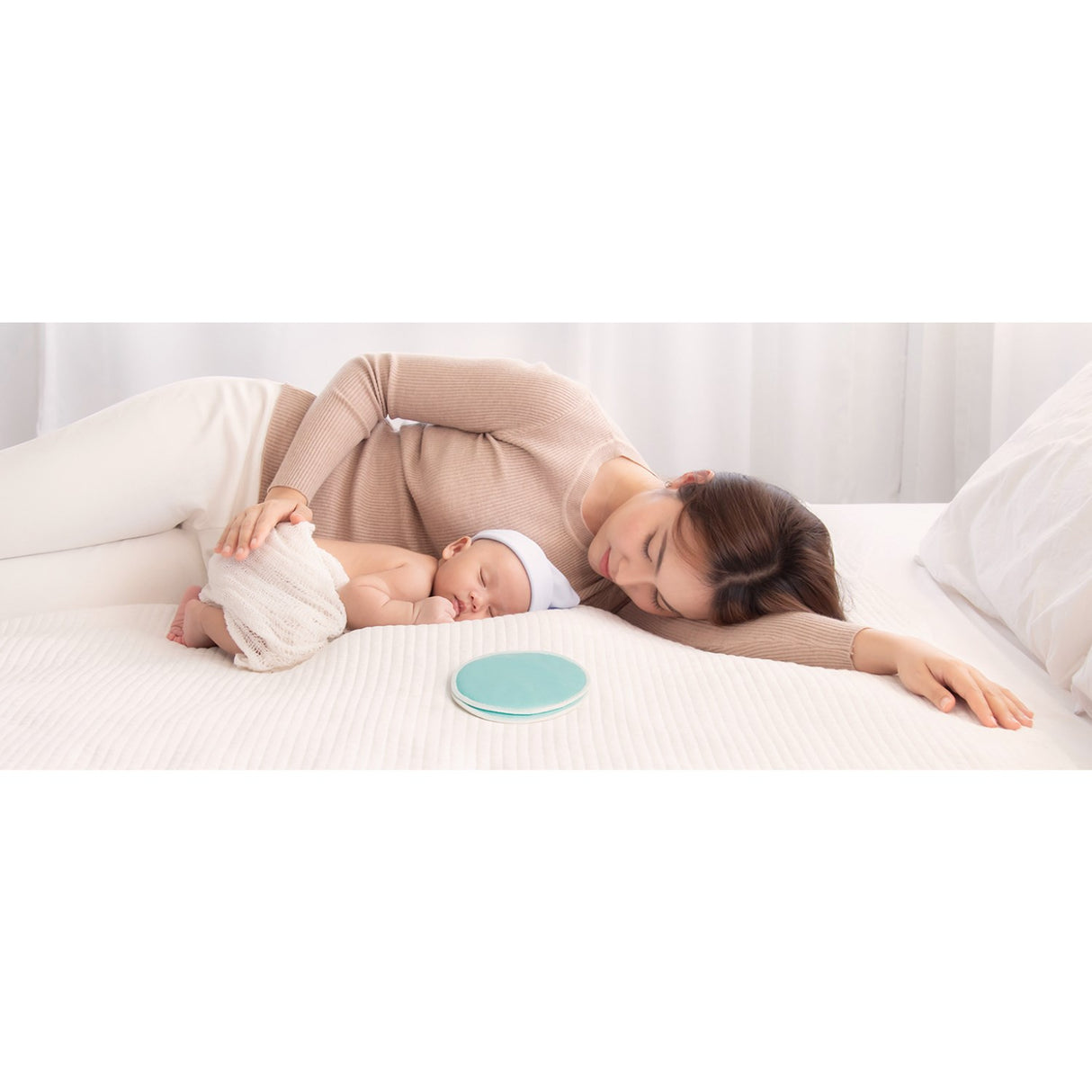 Momcozy Natural Reusable Ammebrikker 14-Pack Tyk
