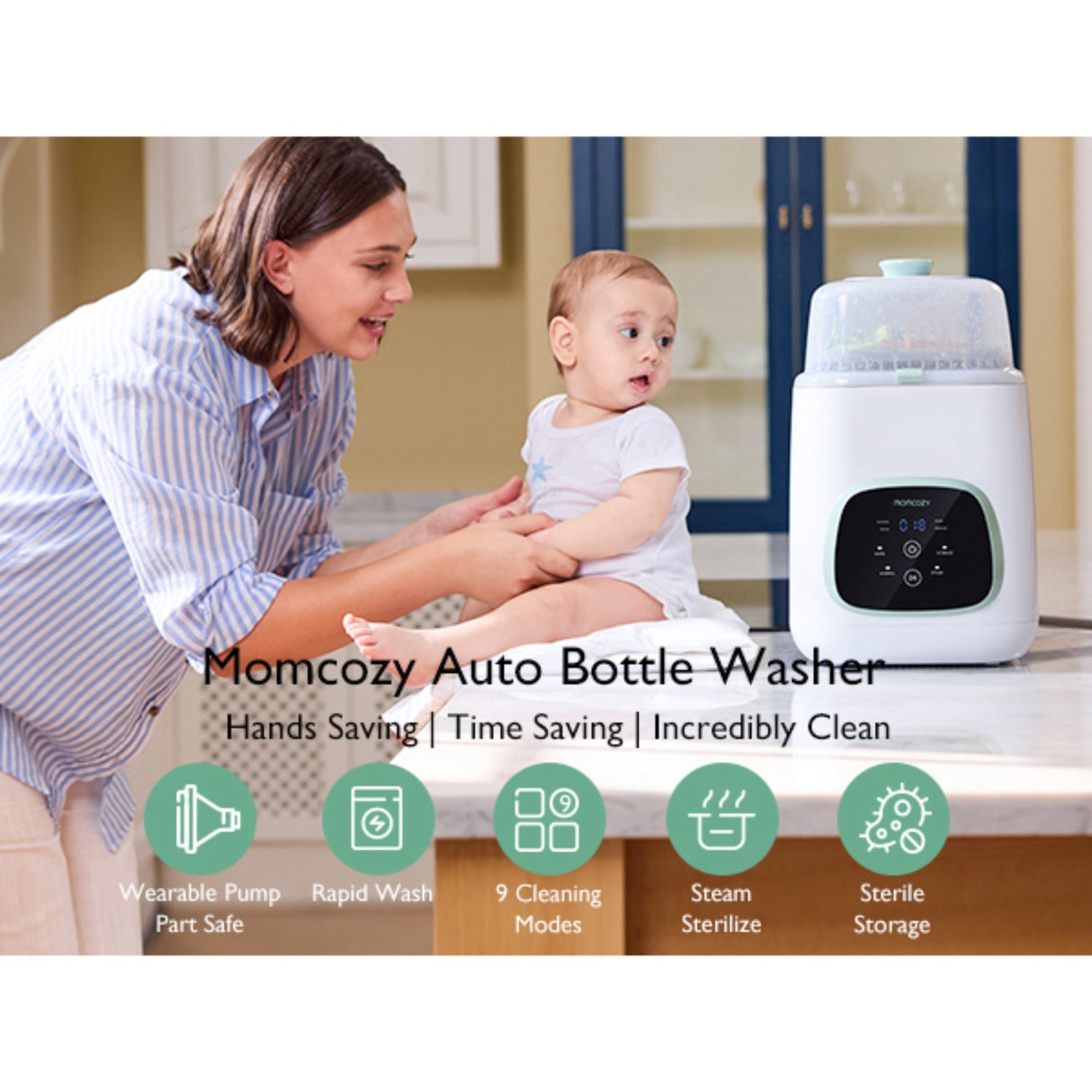 Momcozy KleanPal Pro Baby Flaskevasker
