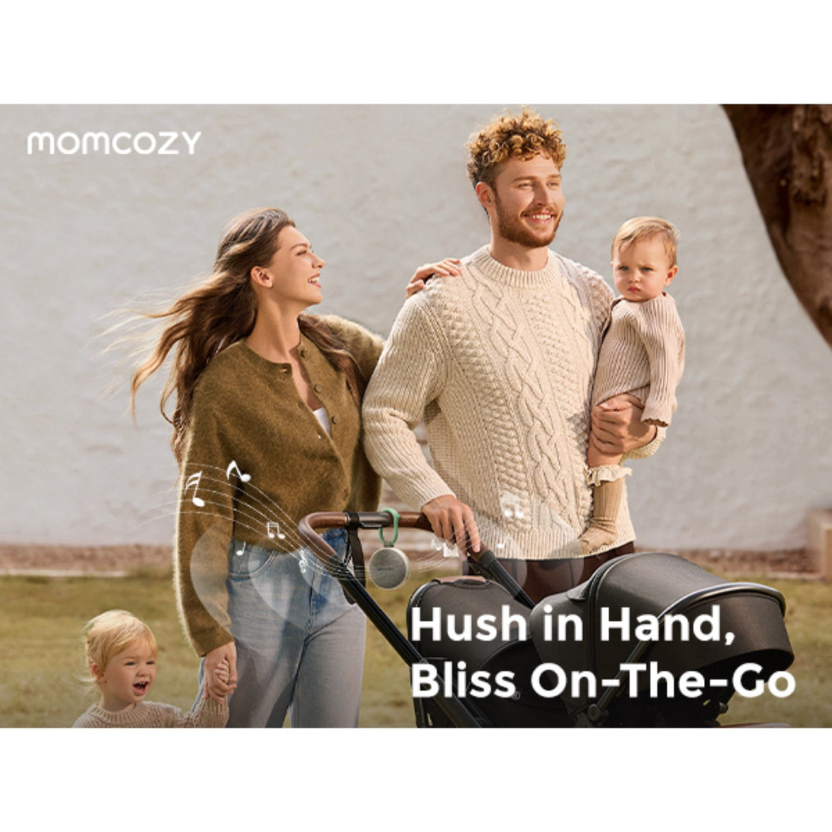 Momcozy Portable Sound Maskine Med Natlys