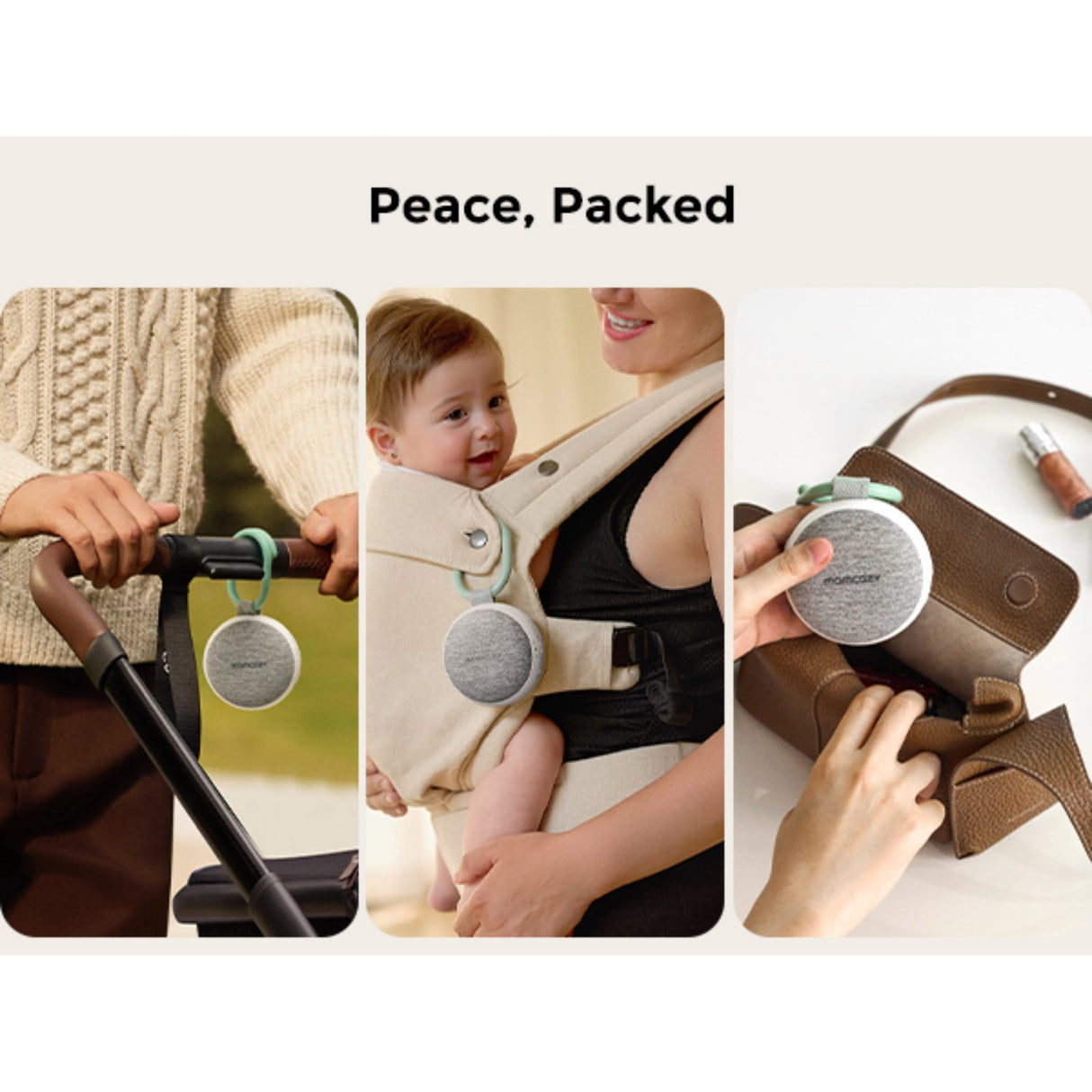 Momcozy Portable Sound Maskine Med Natlys