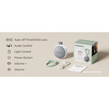 Momcozy Portable Sound Maskine Med Natlys