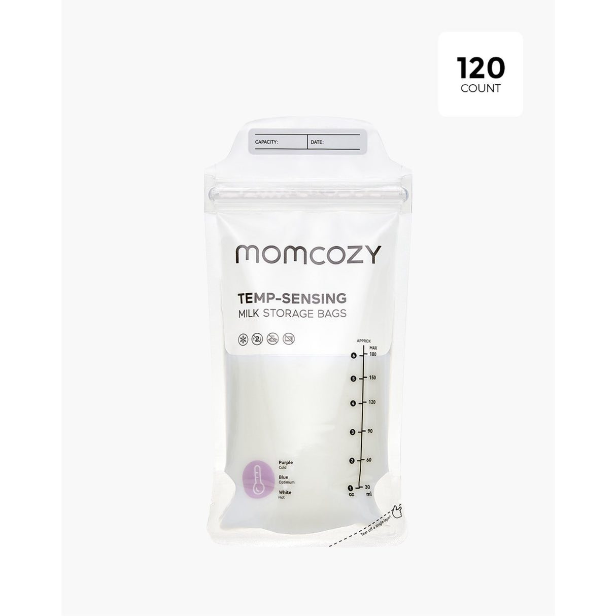 Momcozy Brystmælk Pose 120-Pack