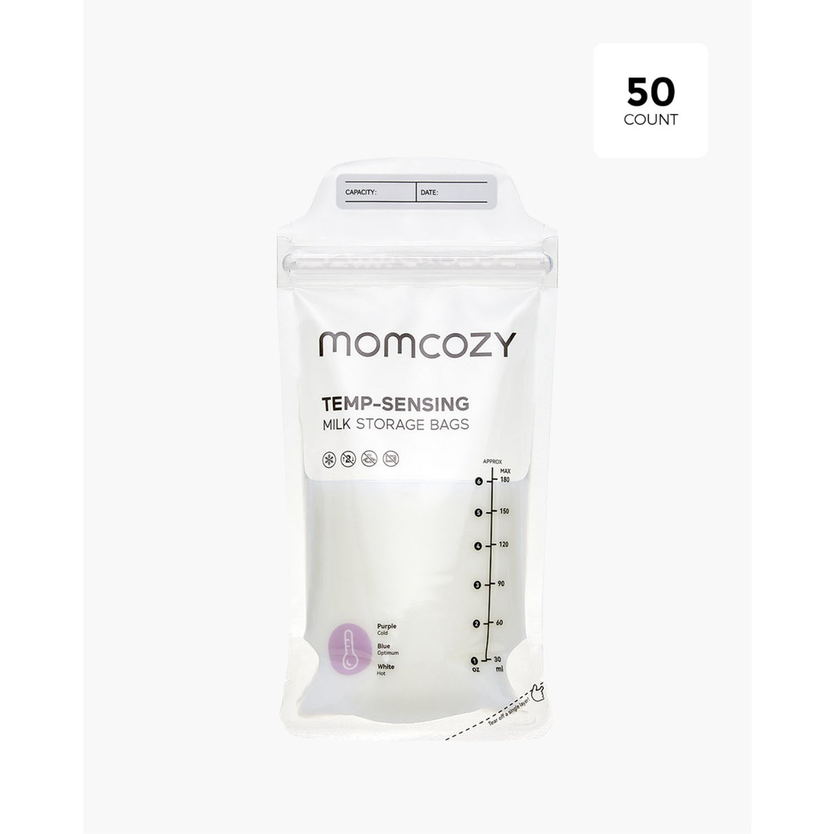 Momcozy Brystmælk Pose 50-Pack
