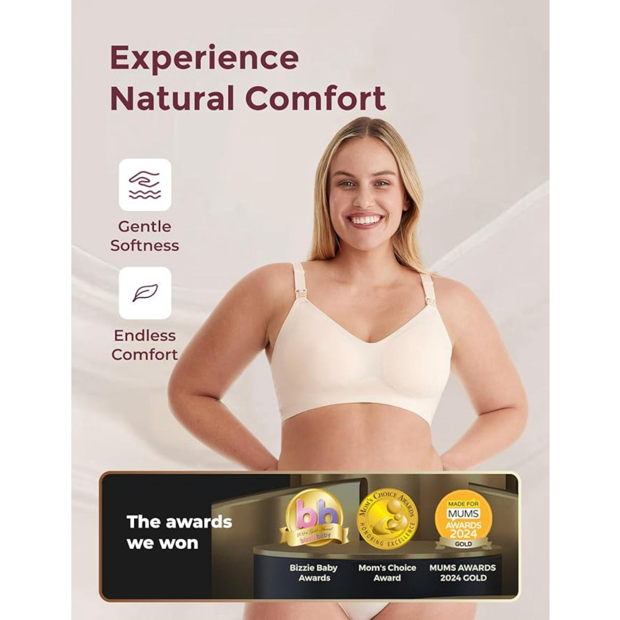 Momcozy Natural YN21 Maternity Amme-BH