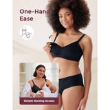 Momcozy Black YN21 Maternity Amme BH