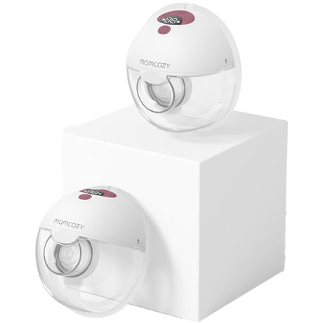 momcozy Red M5 Bærbar Brystpumpe Dobbelt Packs