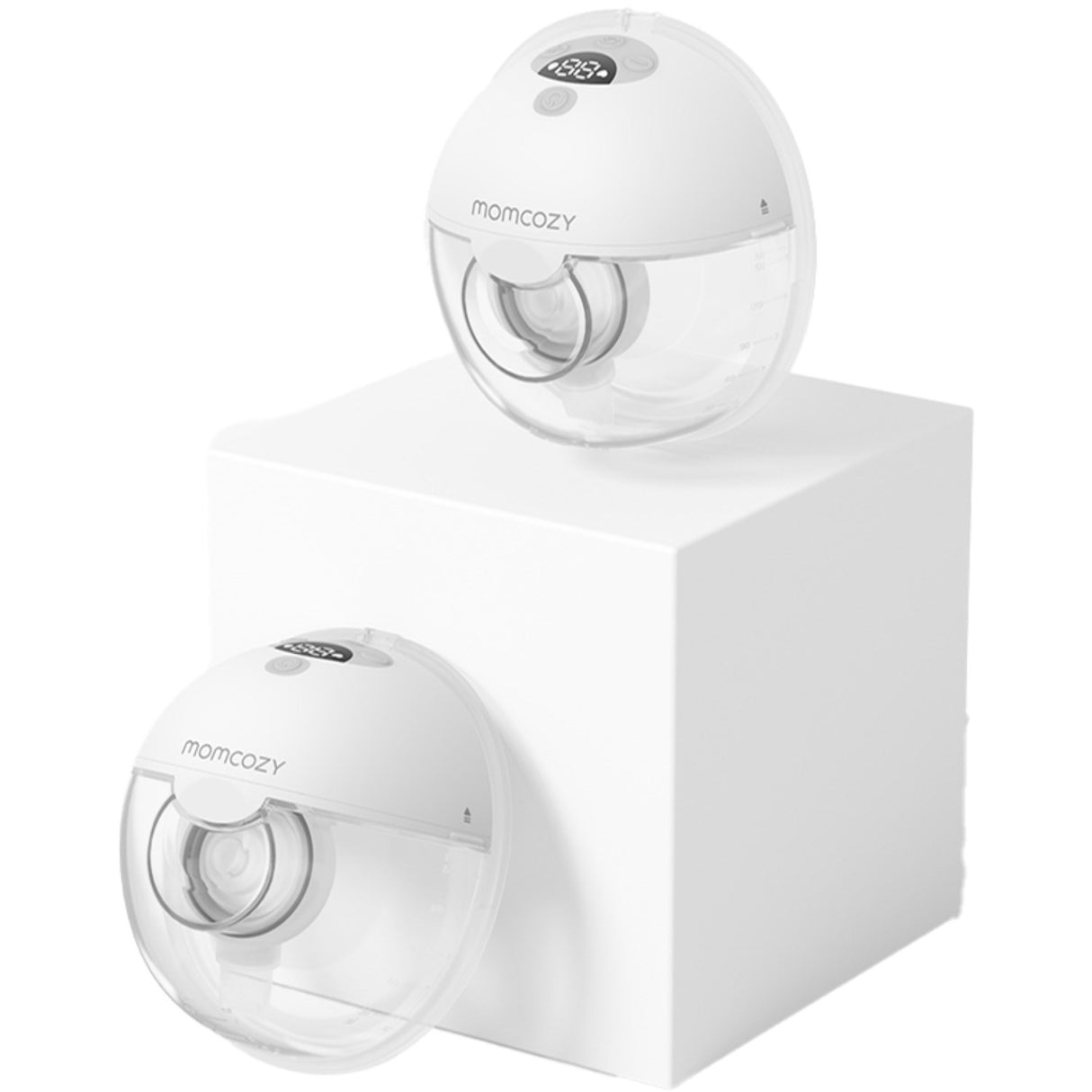Momcozy Grey M5 Bærbar Brystpumpe Dobbelt Pak