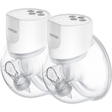 Momcozy Grey S12 Pro Bærbar Brystpumpe Dobbelt Pak