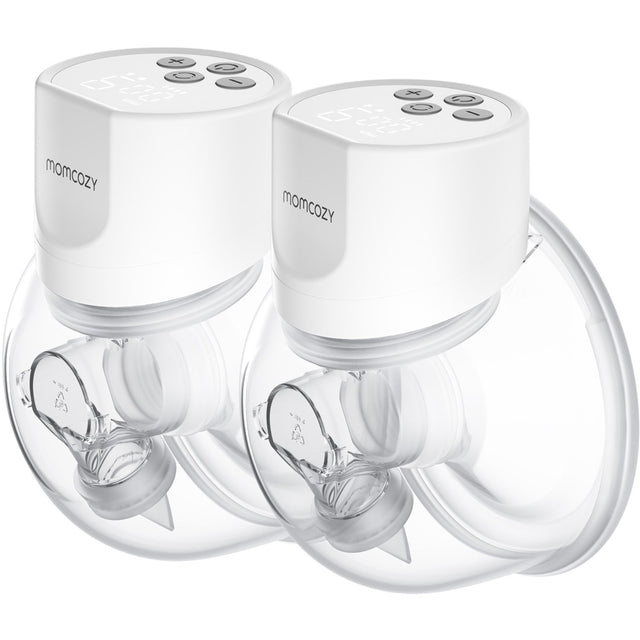 Momcozy Grey S12 Pro Bærbar Brystpumpe Dobbelt Pak