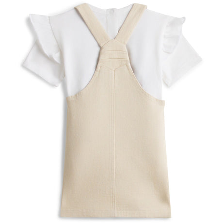 Tommy Hilfiger Classic Beige Dungaree Kjole Sæt