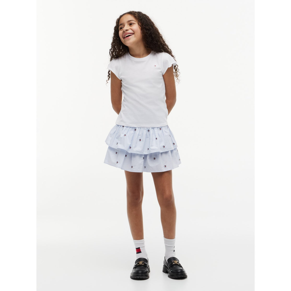 Tommy Hilfiger Sweet Blue Stripes Star Stripes Nederdel