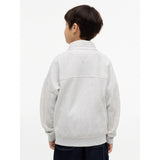 Tommy Hilfiger Light Grey Heather Hilfiger Varsity Zip Sweatshirt