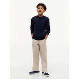 Tommy Hilfiger Dark Night Navy Bomuld Cable Sweater