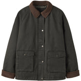 Name It Forest Night Nknmandana Oilskin Jakke