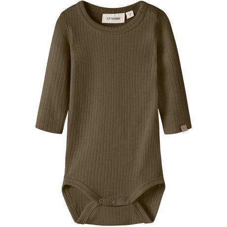 Lil'Atelier Teak Nbmgabo Hagesmæk Ls Slim Body Lil
