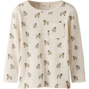 Lil'Atelier Turtledove Sheep Nmmgavo Eko Ls Slim Top Lil