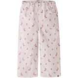 Lil'Atelier Hushed Violet Flower Emb Nmfnelly Cord Wide Bukser 1145-Hc Lil