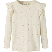 Lil'Atelier Turtledove Dot Nmfgago Kuo Ls Slim Top Lil