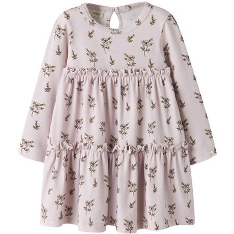 Lil'Atelier Hushed Violet Apple Rose Nmfgayo Sel Ls Kjole Lil