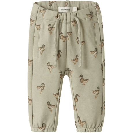 Lil'Atelier Moss Gray Duck Nbmjobo Akk Sweat Bukser Lil