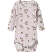Lil'Atelier Hushed Violet Apple Rose Nbfgayo Sig Ls Slim Body Lil
