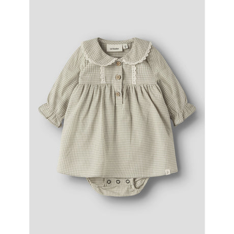 Lil'Atelier Moss Gray Nbfoleno Ls Loose Body Kjole Lil