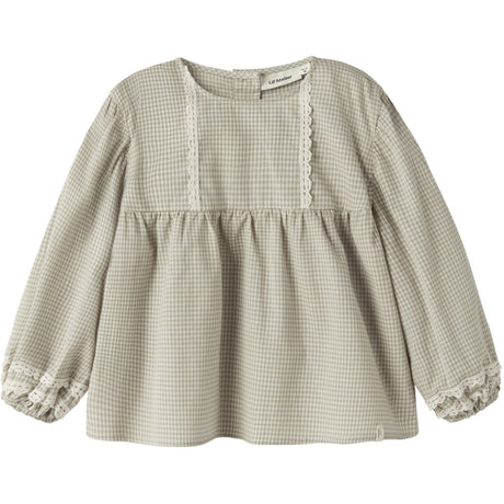 Lil'Atelier Moss Gray Nmfoleno Ls Loose Skjorte Lil