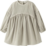 Lil'Atelier Moss Gray Nmfoleno Ls Loose Kjole Lil