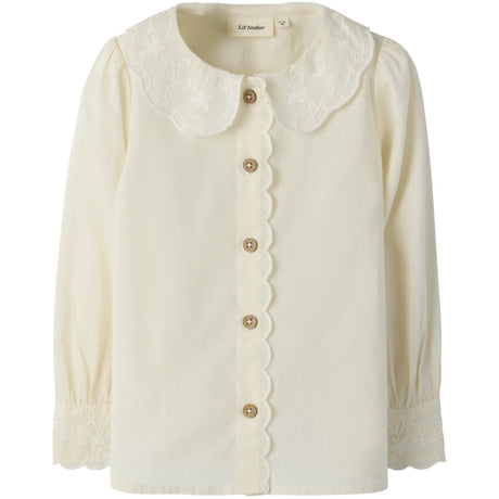 Lil'Atelier Turtledove Nmfola Ls Loose Skjorte Lil