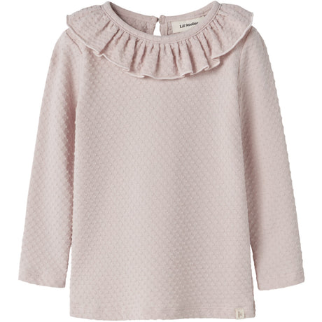 Lil'Atelier Hushed Violet Nmfnoel Ls Slim Top Lil