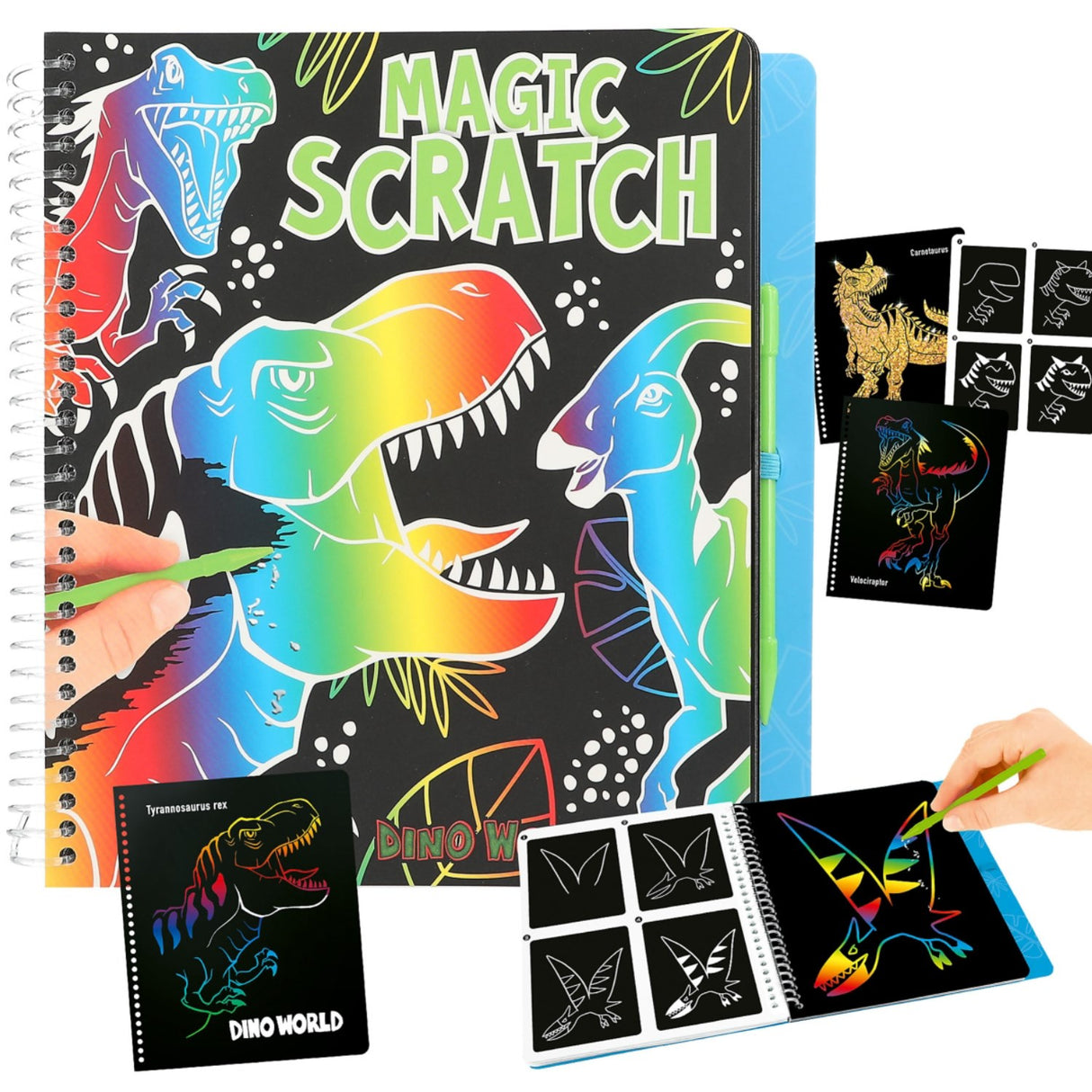 Dino World Magic Scratch Bog