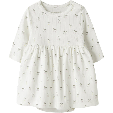 Name It Cloud Dancer Nbfficherry Ls Bodydress