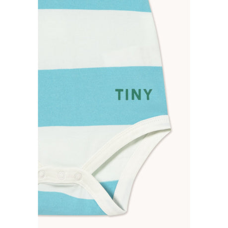 TinyCottons Light Cyan Cyan Stripes Strik Body