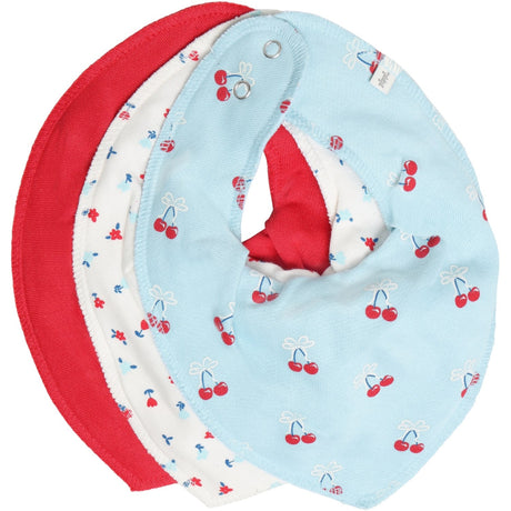 Pippi True Red Bandana Savlesmæk Girl -Aop (3-Pack)