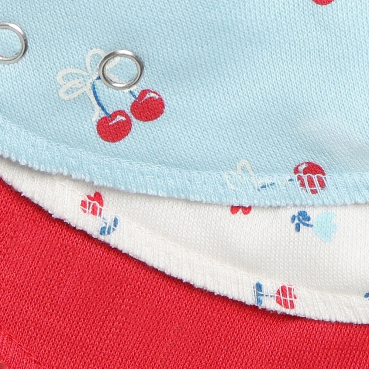 Pippi True Red Bandana Savlesmæk Girl -Aop (3-Pack)