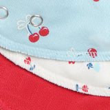 Pippi True Red Bandana Savlesmæk Girl -Aop (3-Pack)
