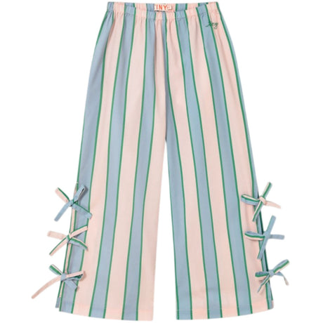 TinyCottons Pastel Pink Retro Stripes Bows Pant