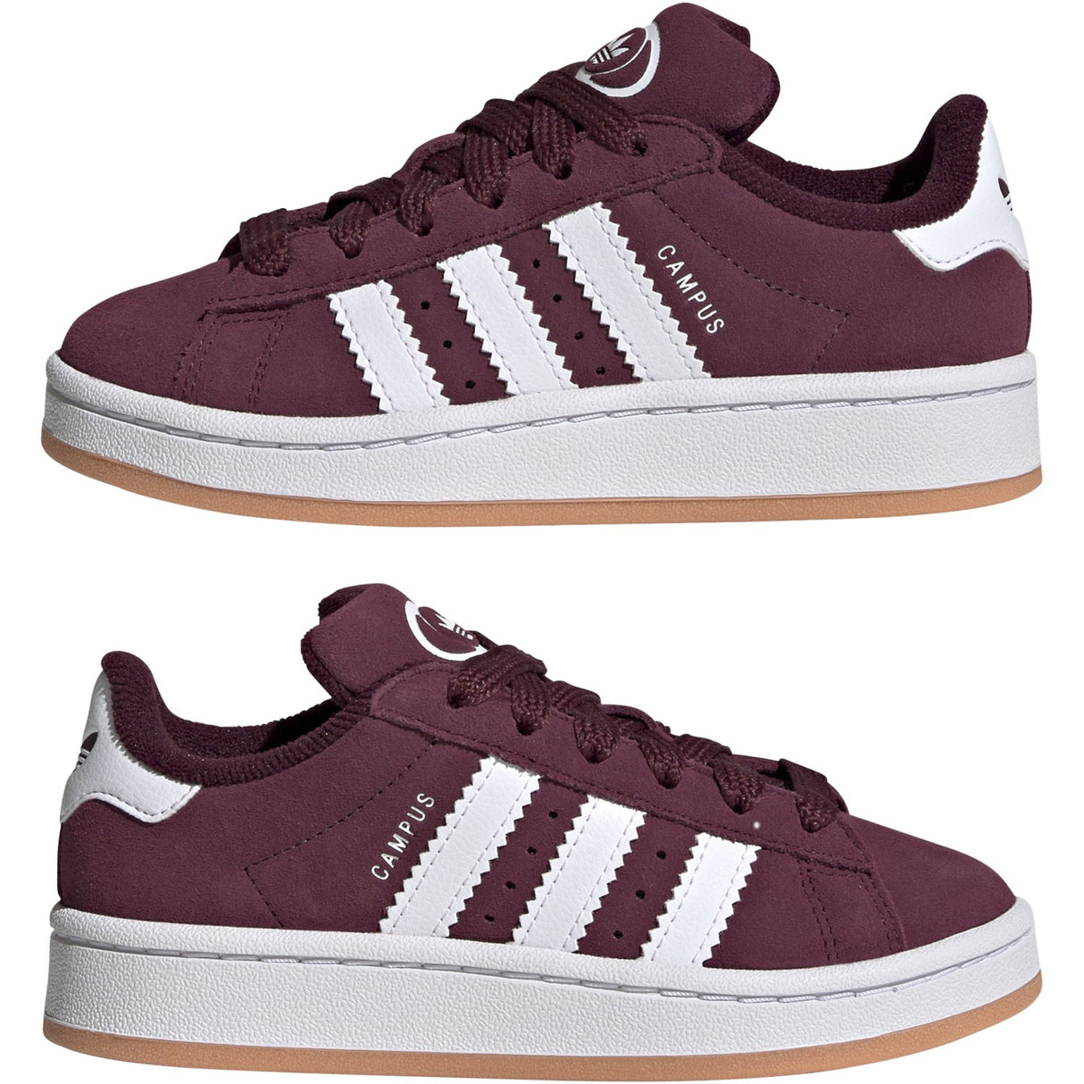 adidas Originals Maroon/Ftwr White/Gum 2 Campus 00S C Sneakers