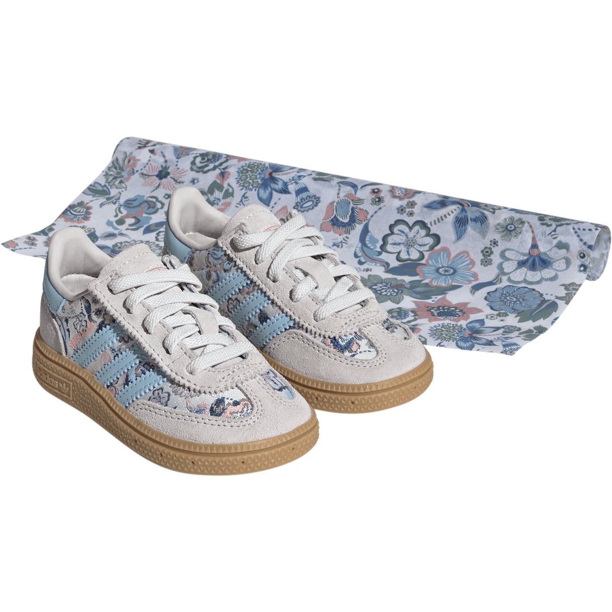 adidas Originals Off White/Icey Blue/Gum 3 Handball Spezial Cf El I Sneakers